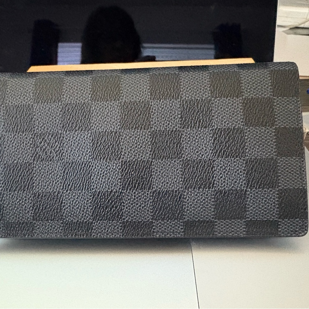 Louis Vuitton Black Leather Wallet